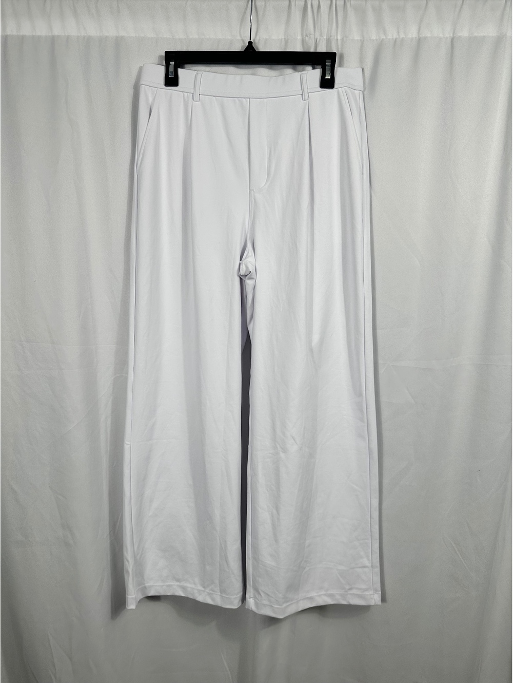 Halara White Wide Leg Activewear Pants Size Large